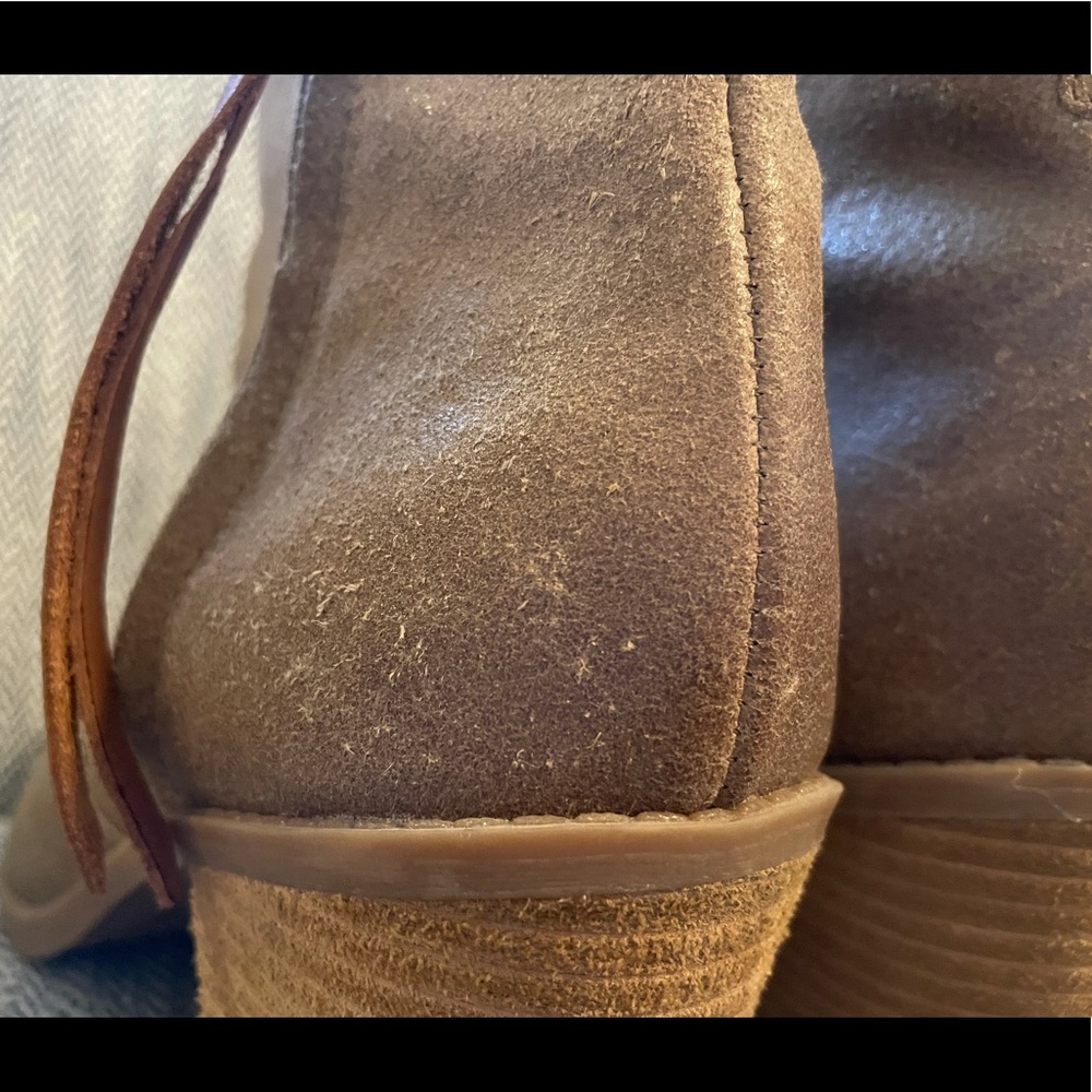 Dolce Vita Tan Heeled Booties - Picture 10 of 16